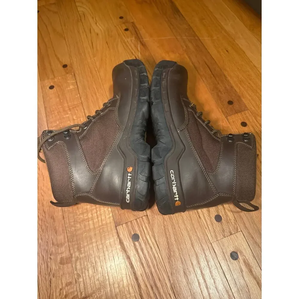 Carhartt CMF6284 Work Boots Men’s 9.5M Composite Toe EH Brown Leather